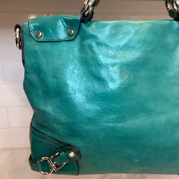 Michael Kors Fallon Zip Tosca Leather Satchel Shoulder Bag - Picture 4 of 14